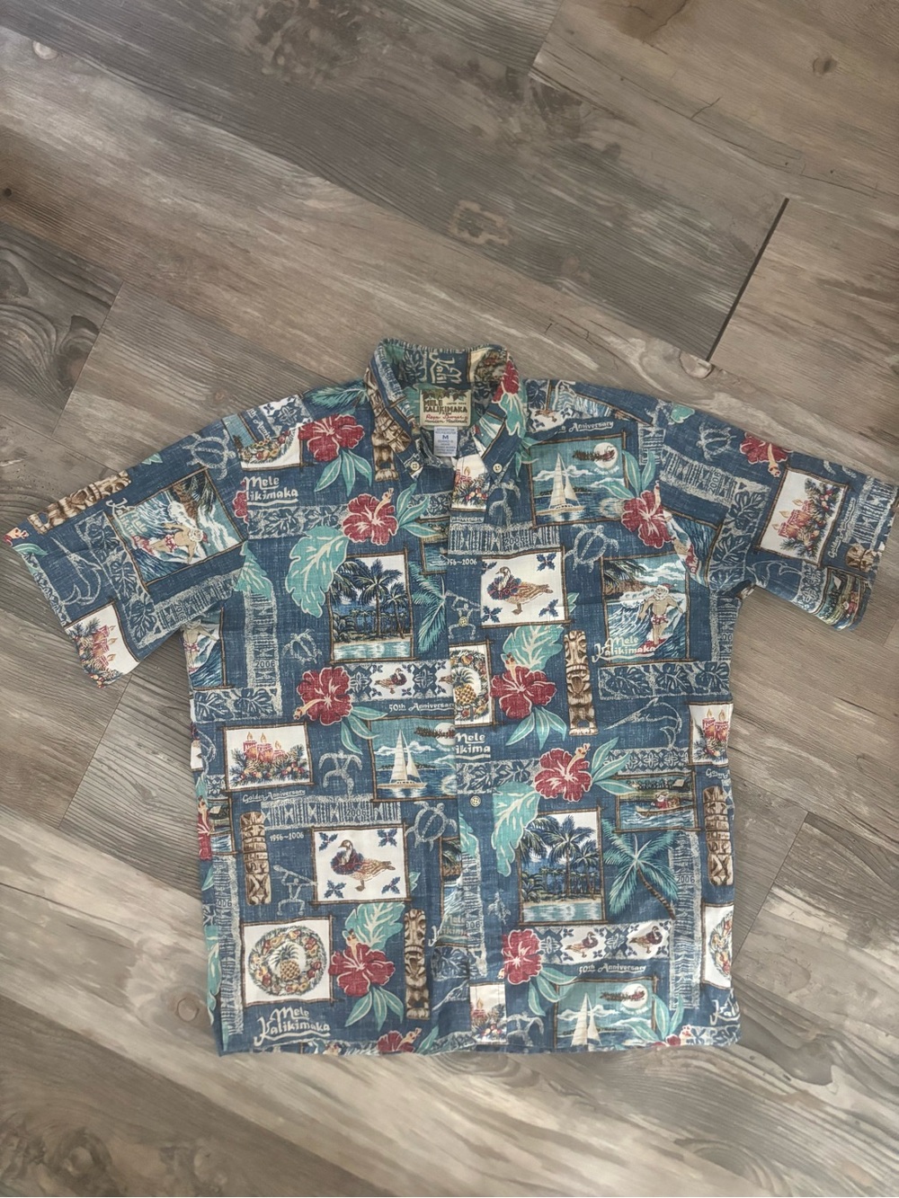 Reyn Spoonet Hawaiian Print Short-Sleeve Shirt